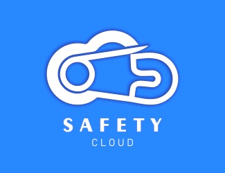 Projekt graficzny logo dla firmy online Safety Cloud